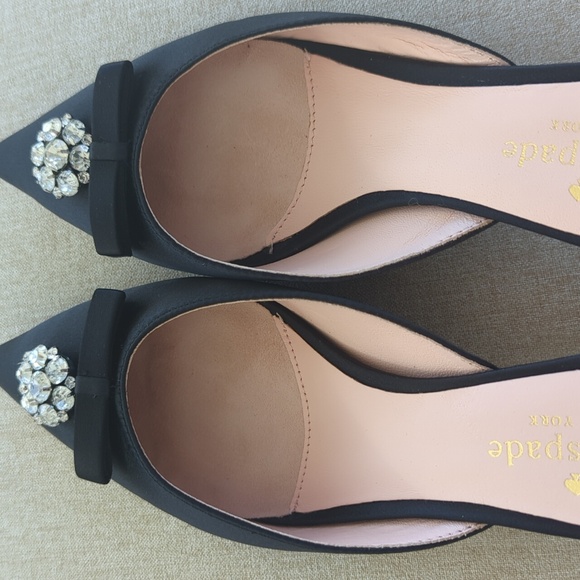 Kate Spade satin and leather mules - Picture 3 of 5
